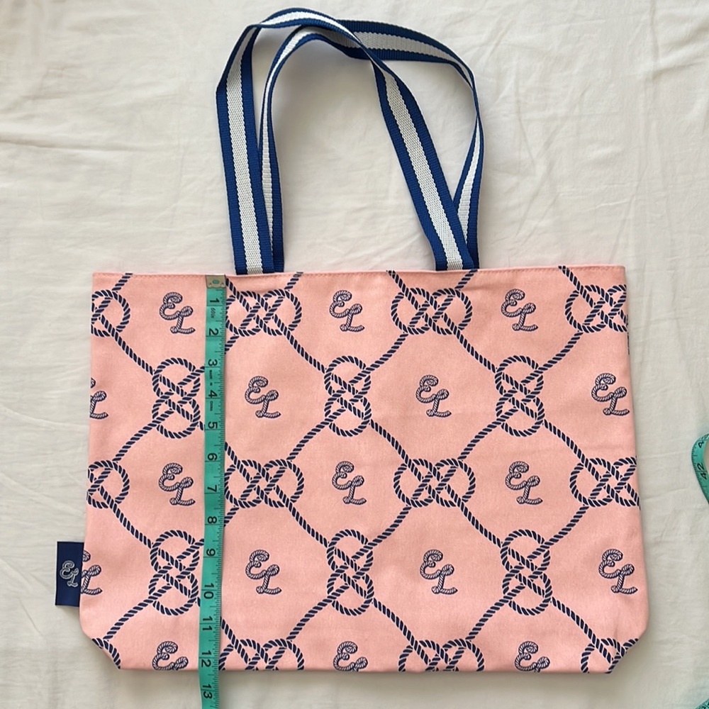 New Estée Lauder Canvas Pink Tote(approx. 17.5”x12.5”) - Picture 4 of 7